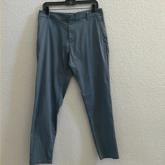 Birddogs Men Steel Blue Straight Leg Chino Broomstick Performance Size 34/30 - Picture 2 of 8